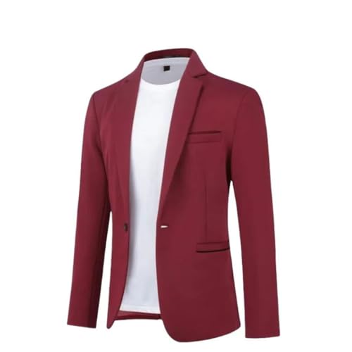 Men's Jacket Sporty Modern Stretch Blazer Men Slim Fit Leisure Jacket Business Blazer2