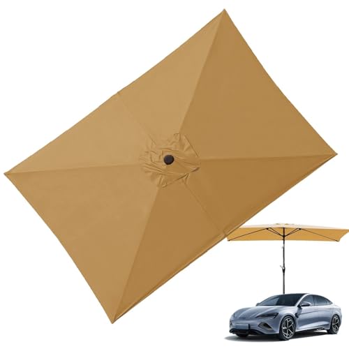 Genérico de Reposición para Paraguas - Parasol Desviado con Protección UV - Toldo de Jardín de 200x300 cm - Para Exterior, Jardín, Terraza, Césped, Camping y Picnic