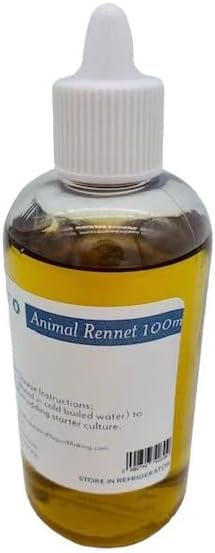 Liquid Animal Rennet - 100ml – Natural Animal Rennet for Cheesemaking | GM-Free | Traditional European Cheese Making Ingredient with Dropper – All Cheese Types