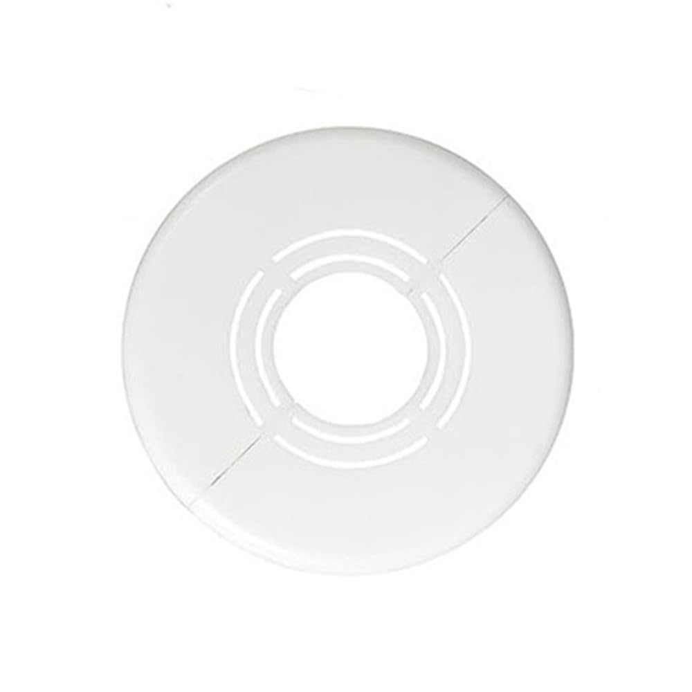 Pack of 2 Heating Pipe Rosette 3 Sizes in 1, Cover Rosette Divided for Diameter 21 mm/26 mm/33 mm, Pipe Cover