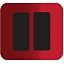 Red Organizer / Black Clips