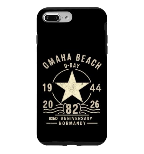 D-day 2026 82nd Anniversary Normandy D-Day Omaha Beach 1944 �X�}�z�P�[�X iPhone 7 Plus/8 Plus �p