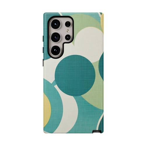 Coque rigide Samsung S24 Ultra motif cercles rétro pour sublimer votre quotidien