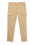 Leger geschnittene Cargo Jeans