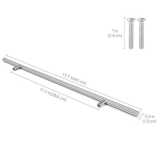 Manijas para cajones de cocina Flexzion de níquel cepillado para un agarre cómodo y duradero 4