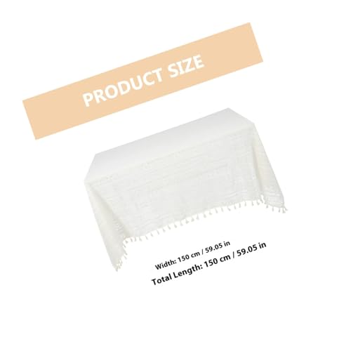 Nappe crochet décorative avec motif creux pratique pour protection de table basse salon chic - 7