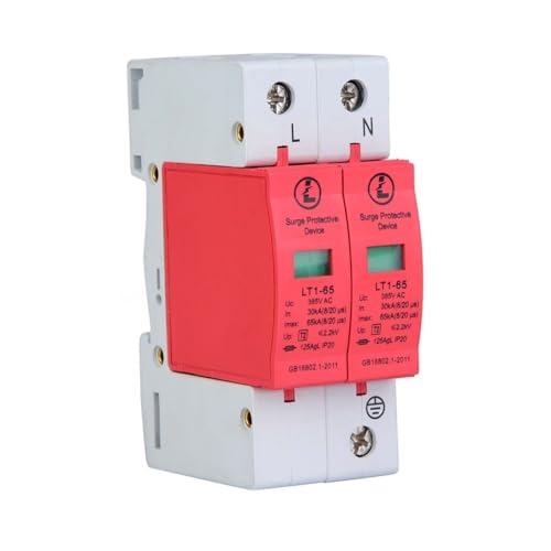 Parafoudre monté sur rail DIN 2P 65KA 385V dispositif de protection basse tension