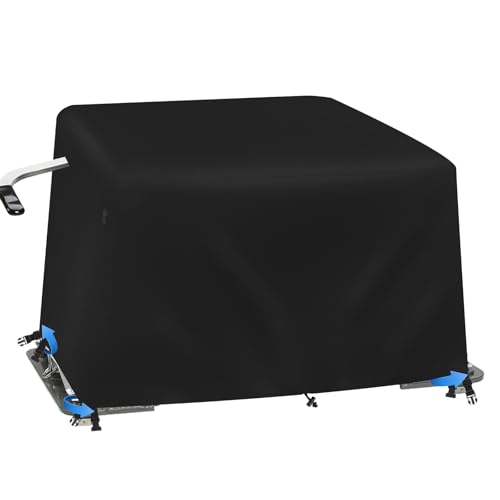 Waterproof 5th Wheel Hitch Cover for 15K-26K 600D Oxford Fabric Black