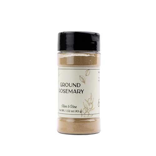 Image of Olive & Vine, Ground Rosemary, 1.52 Oz | For seasoning meats, enhancing soups, and adding flavor to roasted vegetables