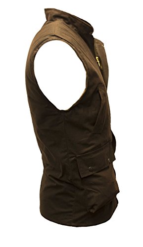 Walker & Hawkes - Gilet da uomo in cera Marrone