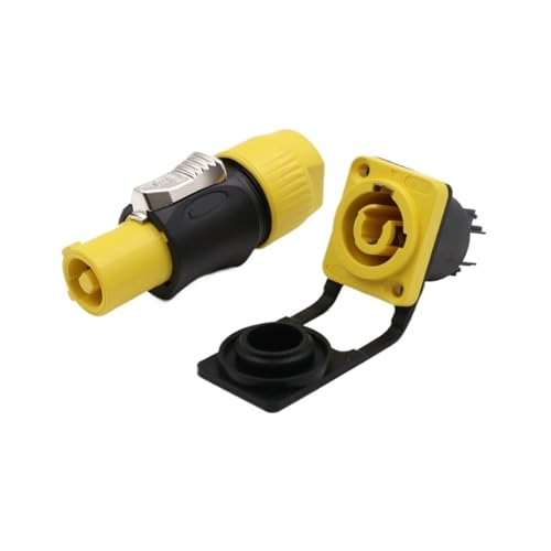 Toma de corriente de aviación YF24 con LED IP65 miniatura 1