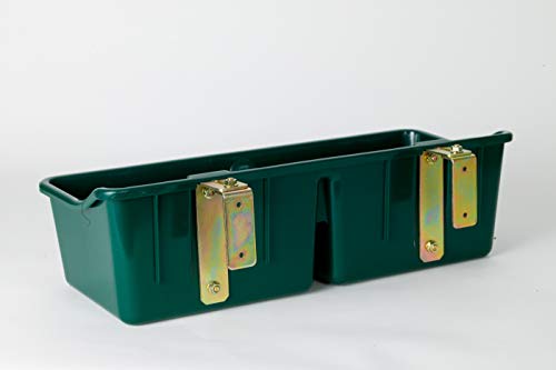 image for Little Giant Hook Over Portable Feeder with Divider (Green) Heavy Duty