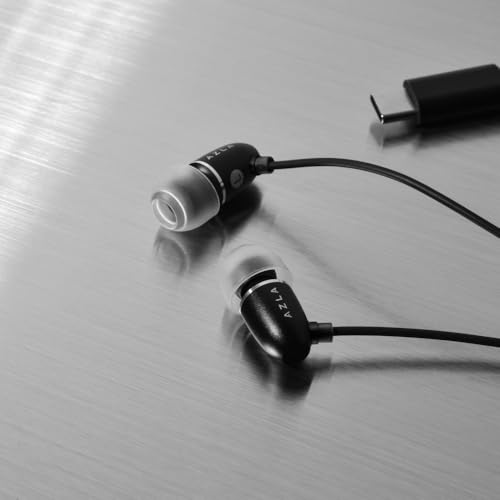 【VGP2025金賞】AZLA AIM C Black [3Dサラウンドサウンド/8mmダイナミックドライバー搭載イヤホン] Switch2対応 Type-C直結型 ハイレゾ対応DAC UAC1.0 150cm 高感度マイク アルミハウジング SednaEarfit SE1500 6サイズ/ポーチ付属 FPS/ASMR/ゲーミング/ボイスチャット【AZL-AIM-C-BK】