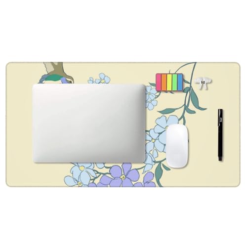 Tapis de souris extra large orchidées pour grand bureau informatique