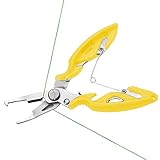 gooch Pince de pêche - Pince à anneaux fendus - Outil de pêche avec fourreau - Outil de pê...