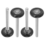LIFKICH Nylon Garagentorrollen Geeignet für Automatische Garagentore und Türschienen Leise Laufräder 4 Stück mit Stahlspindel zur Vibrations und Geräuschreduzierung