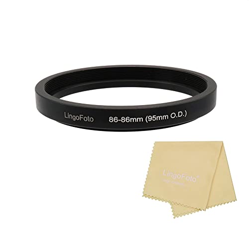 86-86/95mm adaptador Step Up para Matte Box de 95mm para lente de 86mm, compatible con filtros y tapas de lente de 44 a 82 mm