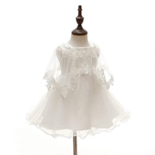 image for Meiqiduo 3Pcs Set Baby Girl Dress Christening Baptism Gowns Formal Dre