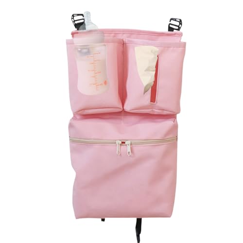 Double Stroller Organizer | 40x24cm Multifunctional Waterproof Storage Bag For Baby Stroller | Easy Access Travel Strollers Acce