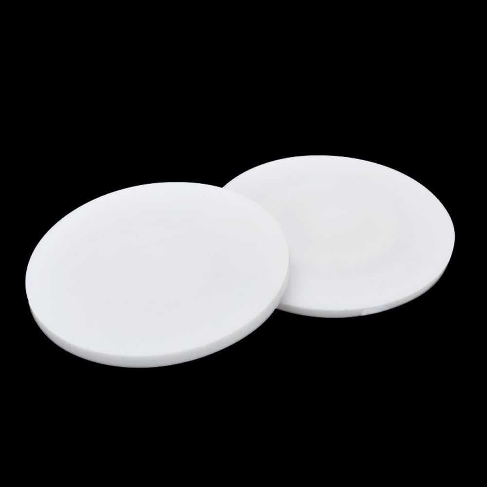 Juntas redondas de PTFE sólido de alta temperatura (10-100 mm x 1-3 mm) - 10 arandelas de sellado de PTFE blancas for aplicaciones industriales(70MM*1.5MM)