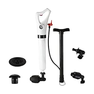 Wc Plunger Set Air Power Wc Unclogger Sanitair Gereedschap Schoonmaken Tool Clog Remover voor Thuis Badkamer Keuken Squat