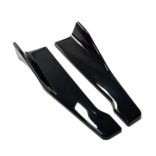 Gonna Laterale Per Auto 1 Paio Protezioni Paraurti Posteriori Auto Protezioni Bordi Laterali Auto Protezioni Paraurti Angolari Auto Con Viti Misura Universale Minigonna Laterale Auto(Nero)