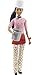 Barbie GTW38 - Pastaköchin-Puppe (ca. 30 cm) mit buntem Oberteil, Hose mit Nudel-Aufdruck, Kochmütze, Topf und Pasta-Schneider, Spielzeug Geschenk für Kinder ab 3 Jahren
