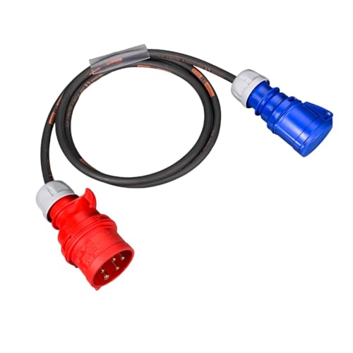 Adaptateur 16 A 5 broches vers 3 broches pour recharger votre véhicule et camping-car 1 mètre