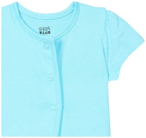 Image of miniklub Baby Cap Sleeve Knitted Cotton Front Open Vest, Pack of 3 (Multi Color)
