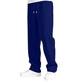 gsatuba Tween Boys Clothes Sweatpants for Boys Casual Baggy Wide Leg Teens Boy Joggers Athletic Workout Sweat Pants Kids Clothes Navy Size 10-11