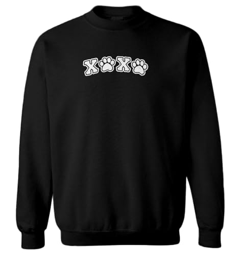 XOXO Paw - Love Dog Person Best Friend Toddler Fleece Crewneck Sweater
