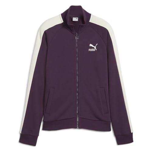 PUMA Kids Girls Classics T7 Athletic Outerwear Casual - Purple - Size M