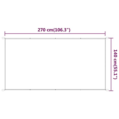Store vertical brise-vue pour terrasse opaque anti-UV anthracite