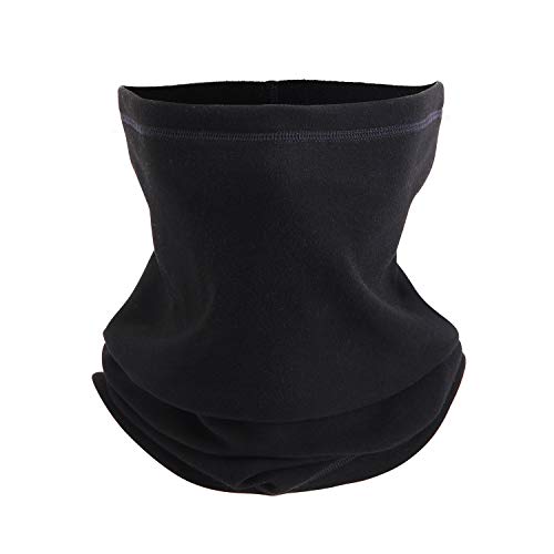 TAGVO Hiver Polaire Cache-Cou Écharpe, Ultra Doux Et Élastique Multifonctionnel Bandana Masque Facial Cagoule Cou Tube pour Homme & Femmes -Course à Pied Ski Cyclisme Motos Randonnée