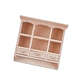 maison du monde armoire indienne Mini armoire murale en bois - fabriquée en matériau, pour une utilisation à long terme et difficile à déformer, sans odeur et pratique, figurines d'armoire miniatures
