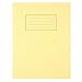 SILVINE 9X7 EXER BOOKS FEINT MARGIN YLW