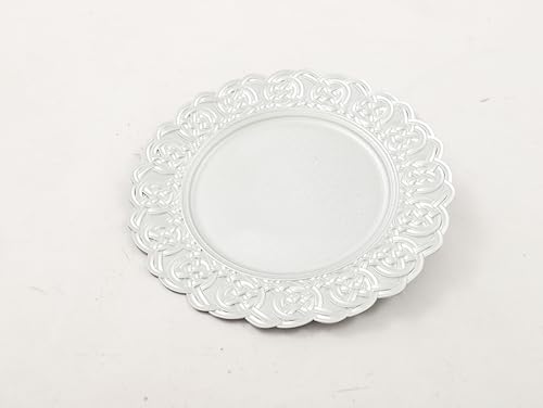 100 Platos Cargadores Dorados de Plástico de 13 Pulgadas miniatura 2