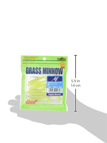 Leurre Souple Ecogear Grass Minnow M - 6,3 Cm, Lot De 10 Pour Pêche Aux Leurres