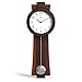 Horloge Murale Grand-père Avec Balancier - Piles - Style Vintage Bois Foncé