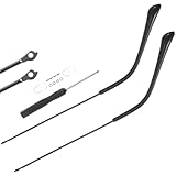 UKCOCO Universal Metal Eyeglasses Replacement Temples 1 Pair Lightweight Alloy Glasses Arms Legs with Screws for Sunglasses and Optical Frame Repair