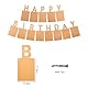 Fotogirlande zum Geburtstag Happy Birthday, Baby Meilenstein Girlande, Foto Hängende Wanddekoration für Jungen Mädchen Erste Heilige Kommunion Party