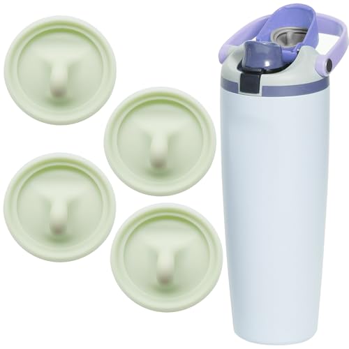 4 pcs Stopper For Owala FreeSip Sway 30 oz, Water Bottle Top Lid Parts for Sway 40 oz BPA-Free Seal Bottle Cap Mouth Gasket Silicone Plug Accessories (Mint) - image 1