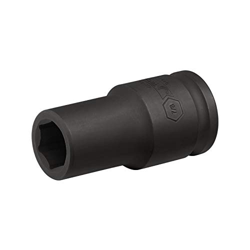 Image of JETECH 3 /4 inch Drive 7 /8 inch Deep Impact Socket, 6-Point SAE Impact Socket, Heat-Treated Chrome Molybdenum (Cr-Mo) Alloy Steel, Extra Length for Heavy-Duty Truck & Equipment Repair
