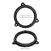 REAMTOP 6.5 Inch Black Plastic Speaker Adapter Bracket Ring for Nissan / Infiniti