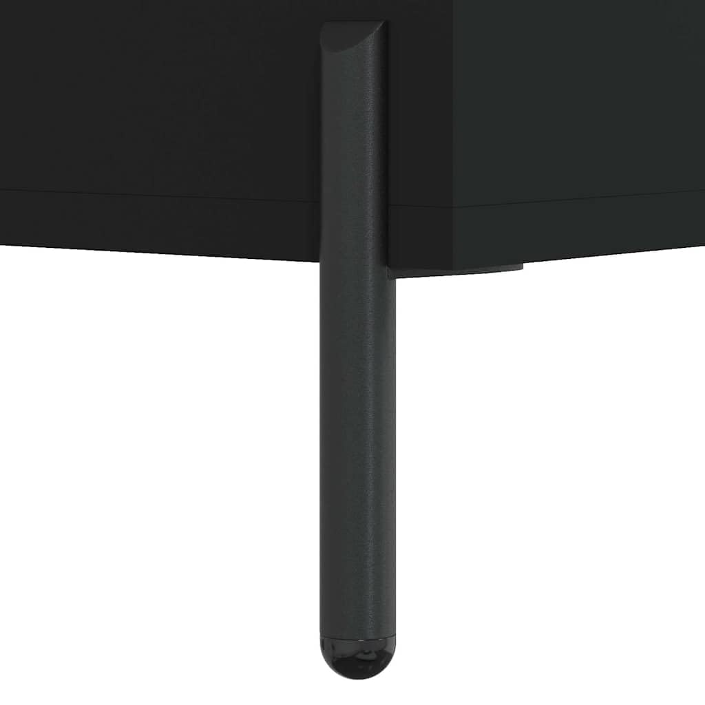 Scaffale nero 69,5 x 32,5 x 90 cm