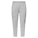 Oakley (オークリー) フリース FOA408295 ENHANCE GRID FLEECE PANTS US S サイズ (日本 M サイズ相当) 15.7 メンズ NEW ATHLETIC GREY (グレー) 吸汗速乾 ドライ 保温 スポーツ