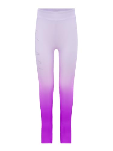Kids Girls Shiny Gymnastics Leggings High Waist Glitter Dance Pants for Street Dance3
