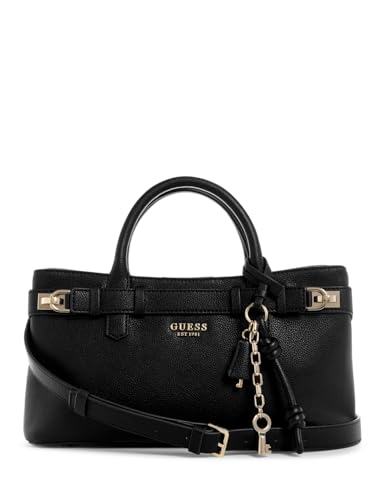GUESS sac à main sac à épaule bandoulière Gregoria Girlfriend Satchel Black noir