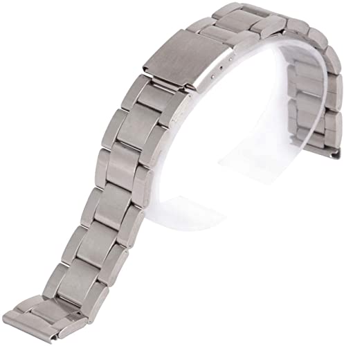 Bracelet de remplacement métal montre argent extrémité droite 12-24mm