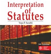 Buy Interpretation of Statutes by Vepa P. Sarathi Book Online at Low ...